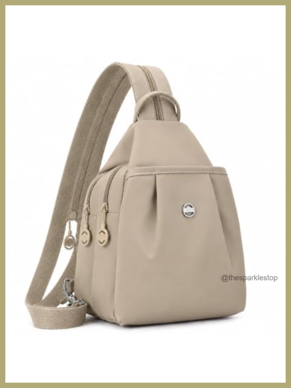 Sling Backpack for Women Water-Resistant Crossbody Chest Bag Travel Gym